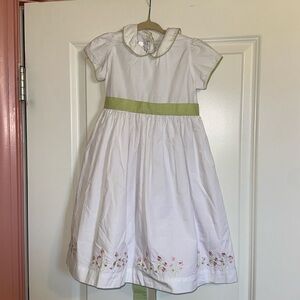 Baby Cottons white floral short sleeve dress